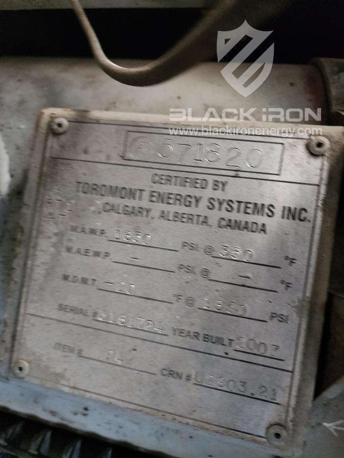 Used 1150 hp CAT G3516LE-A3 GE Gemini ES602 2-Stage Sour (1 of 2 Available)