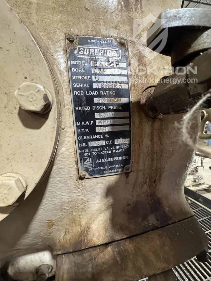 Used 2370Hp CAT 3608, Superior WH64 2 Stage Sour