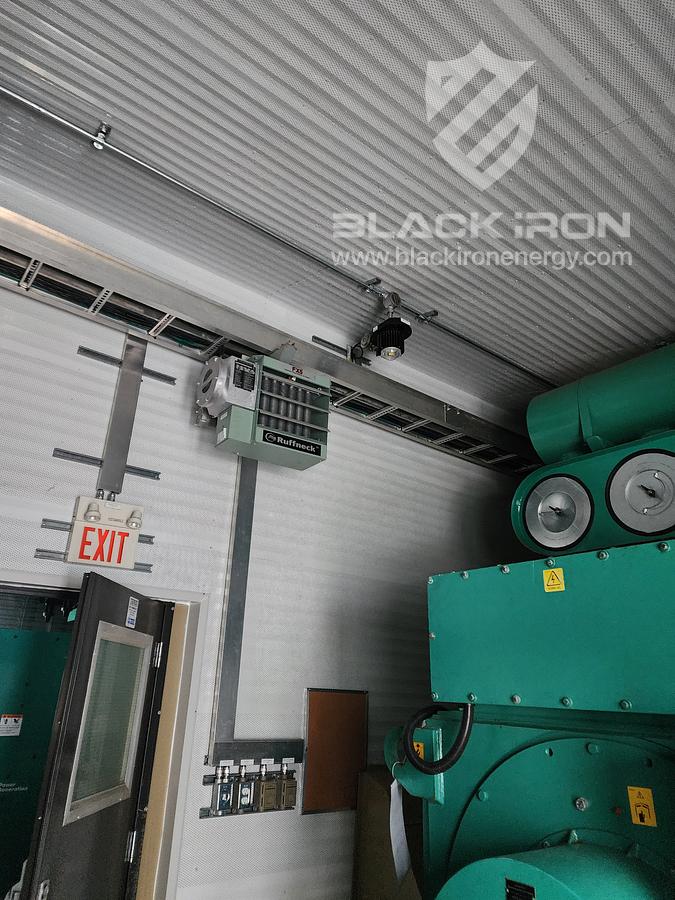 New Surplus Dual 1000 kW Nat Gas/Diesel Genset Package