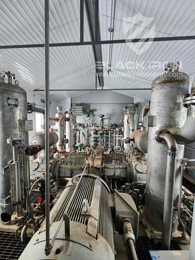 Used 400hp Ariel JGJ4, 5 Stage Acid Gas Compressor