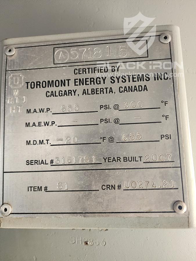 Used 1150 hp CAT G3516LE-A3 GE Gemini ES602 2-Stage Sour (1 of 2 Available)