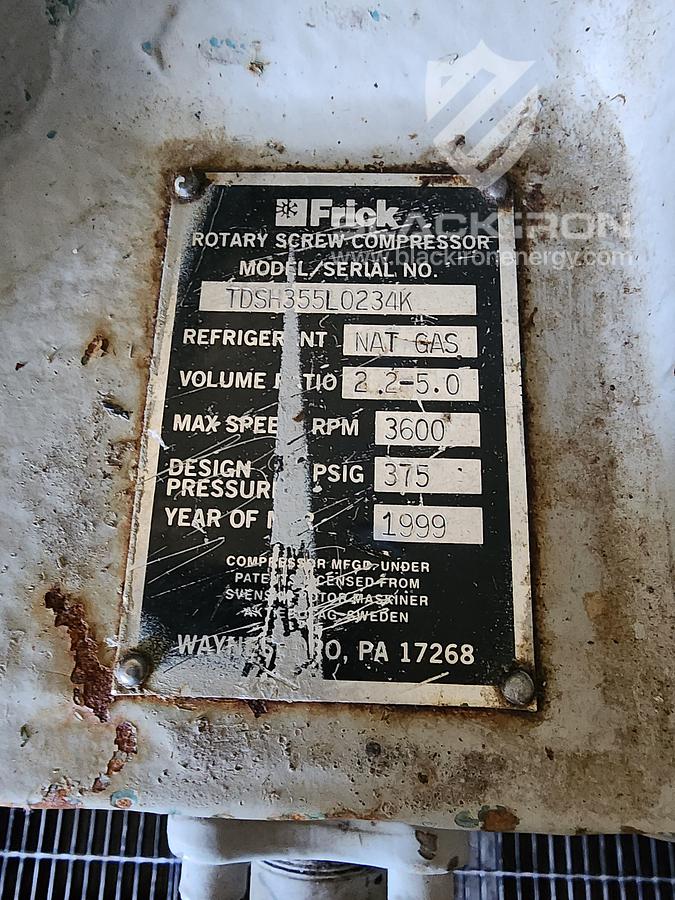 Used 600 hp Caterpillar 3412 Frick 355L Sour