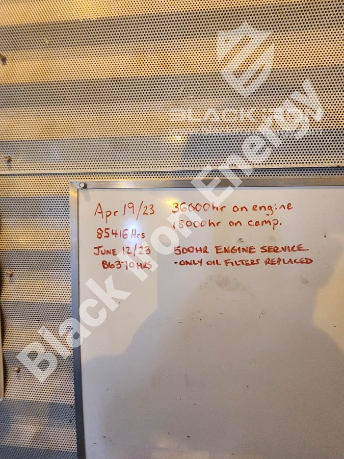 Used 1480 hp Waukesha L7042GSI Natural Gas Engine c/w Silencer/Catalytic Converter (Tag K-1220)