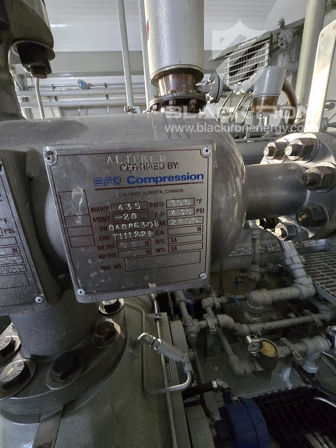 Used 169 hp Cat 3306TA Ariel JG4-4 Acid Gas Compressor