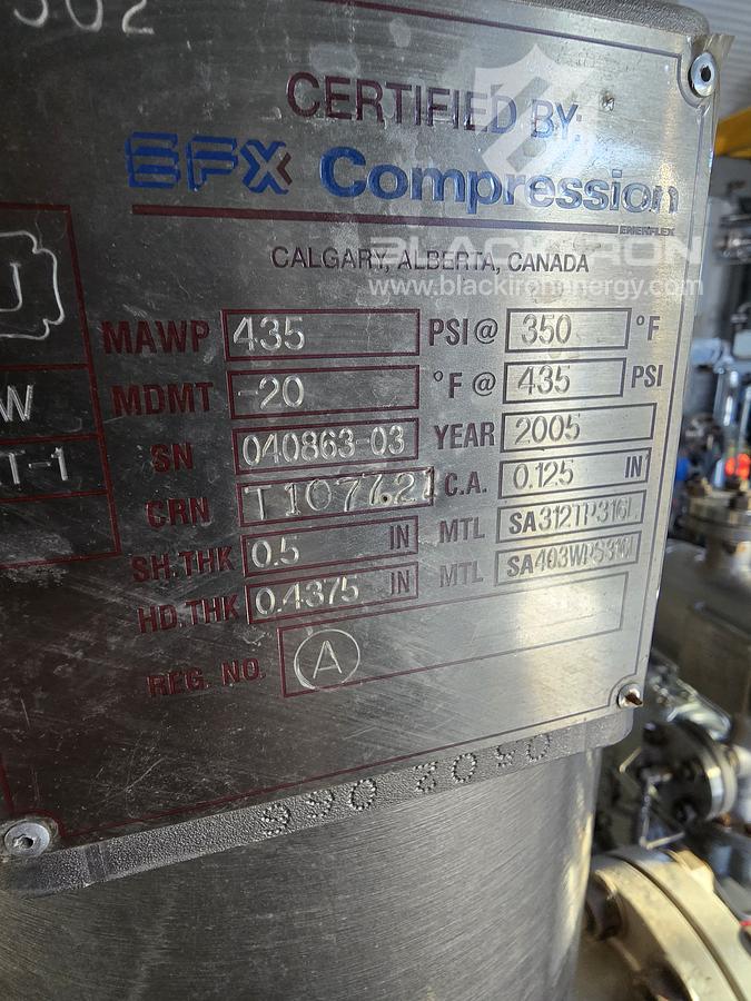 Used 169 hp Cat 3306TA Ariel JG4-4 Acid Gas Compressor