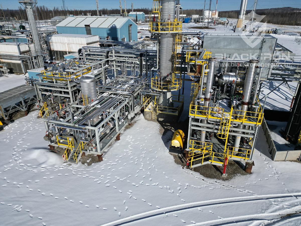 Used Crude Oil Frac Plant