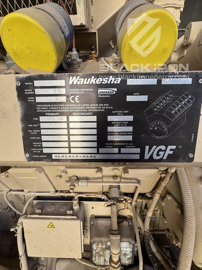 Used 500 kW Waukesha L36GSI Genset - UNIT 5