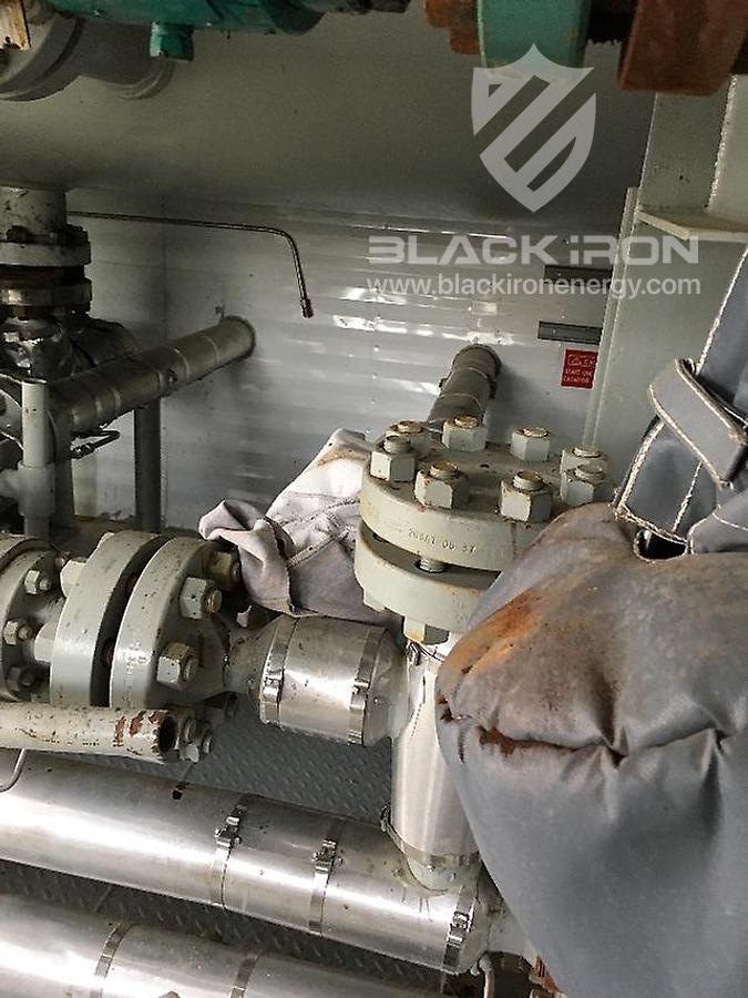 Used 48" X 16' 2127 psi Sour Horizontal 3 Phase Separator