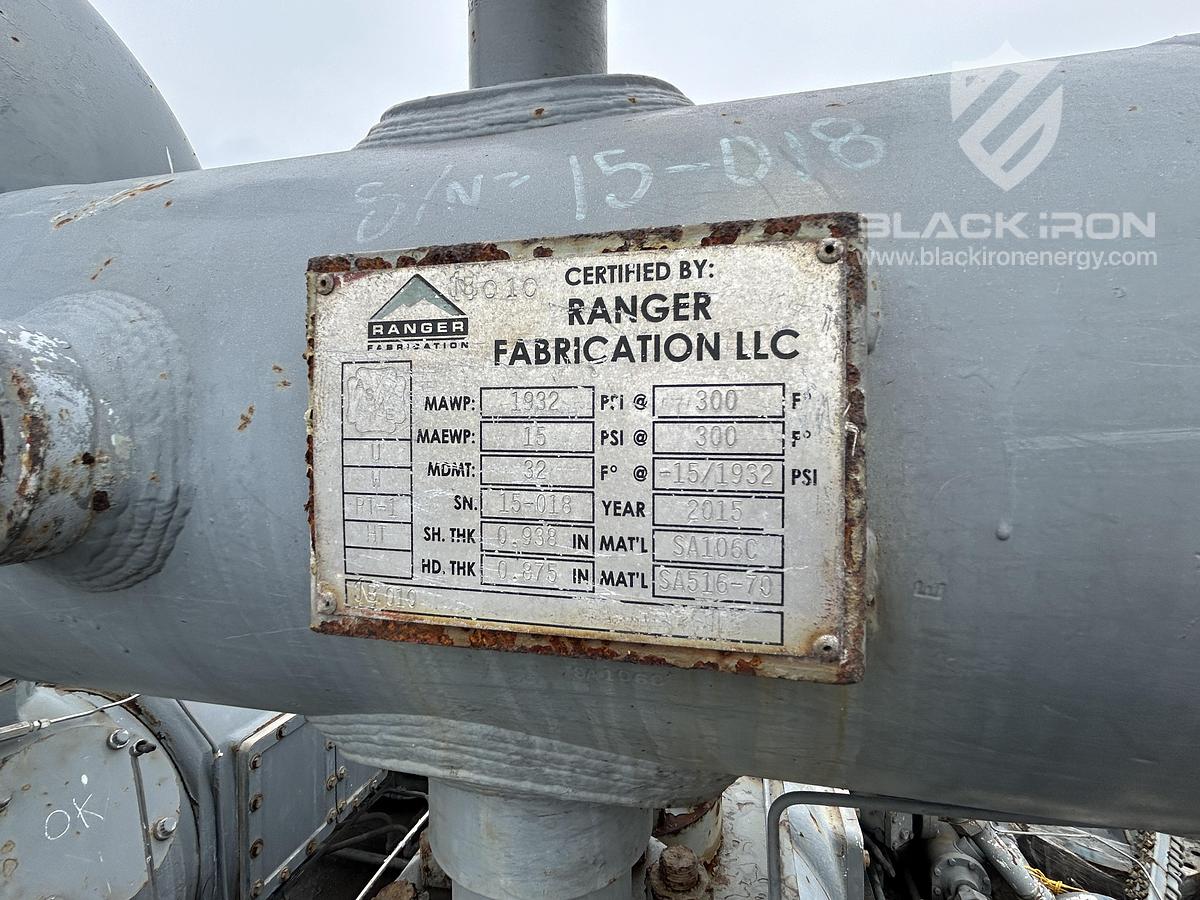 Used 2370 hp CAT 3608TA Ariel JGD/4 4-Stage Sour Recip Unit #090132