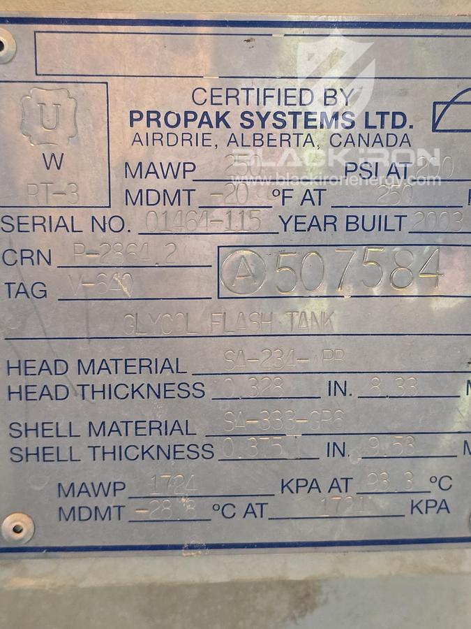 Used 15 MMSCFD Refrig Plant