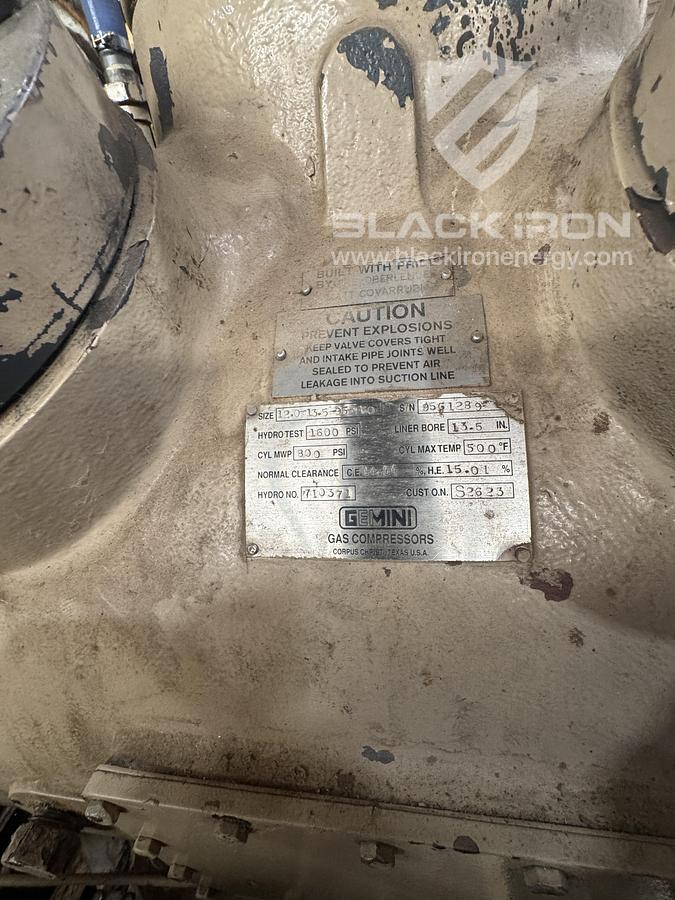Used 2500 HP CAT G3608 2 Stage Sweet Gemini F117