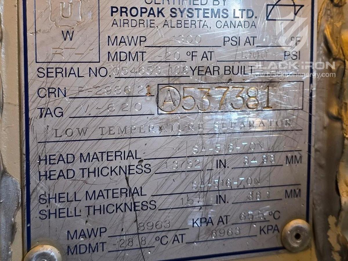 Used 15 MMSCFD Refrig Plant