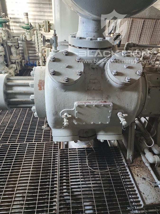 Used 1150 hp CAT G3516LE-A3 GE Gemini ES602 2-Stage Sour (1 of 2 Available)