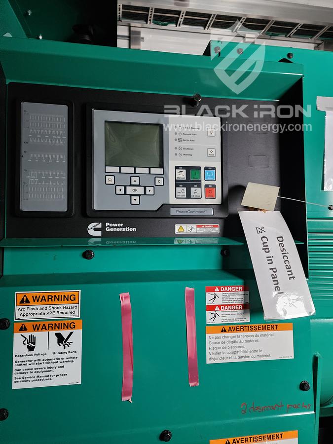 New Surplus Dual 1000 kW Nat Gas/Diesel Genset Package