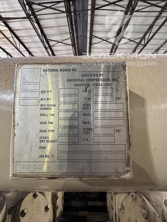 Used 4962 HP CAT 3612, JGD/6 3 Stage Sour