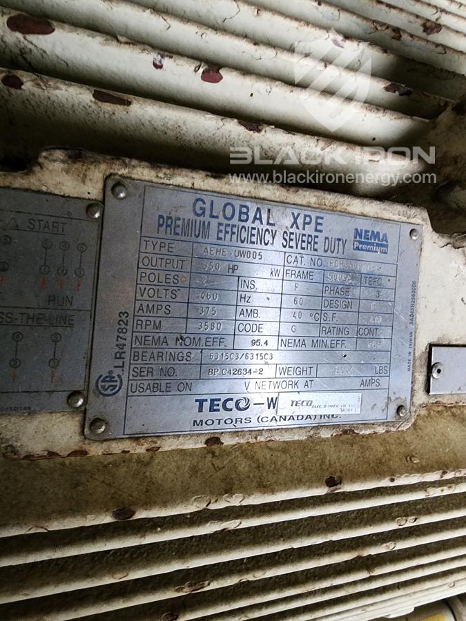 Used 350HP Sour Sullair PDR20X Electric