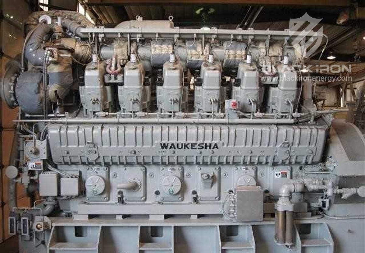 Used Qty.2 - 2100 kW Waukesha AT27 Gensets