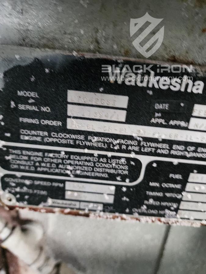 Used Wauk 7042GSI, Ariel JGK4, Reciprocating, 3 stage sweet