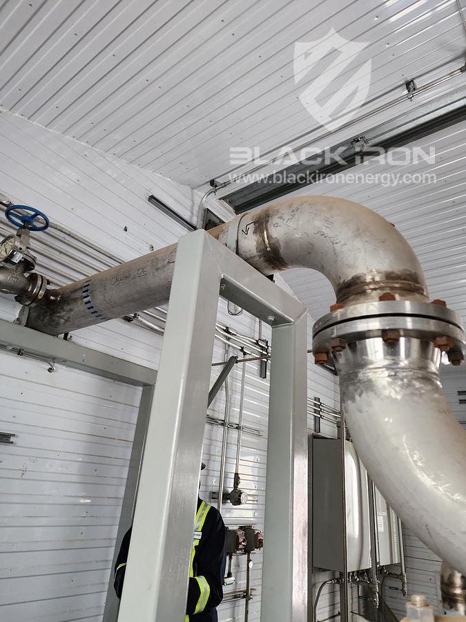 Used 400hp Ariel JGJ4, 5 Stage Acid Gas Compressor
