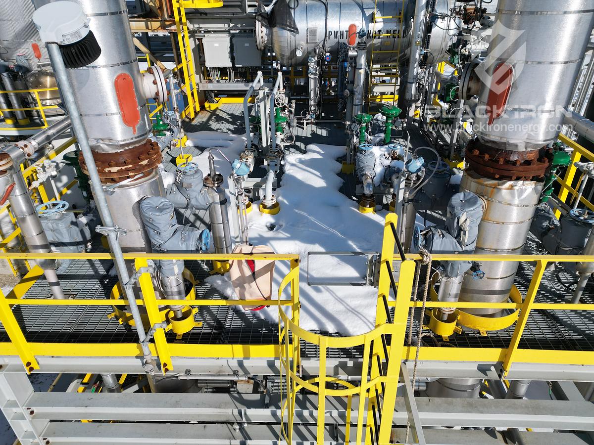 Used Crude Oil Frac Plant