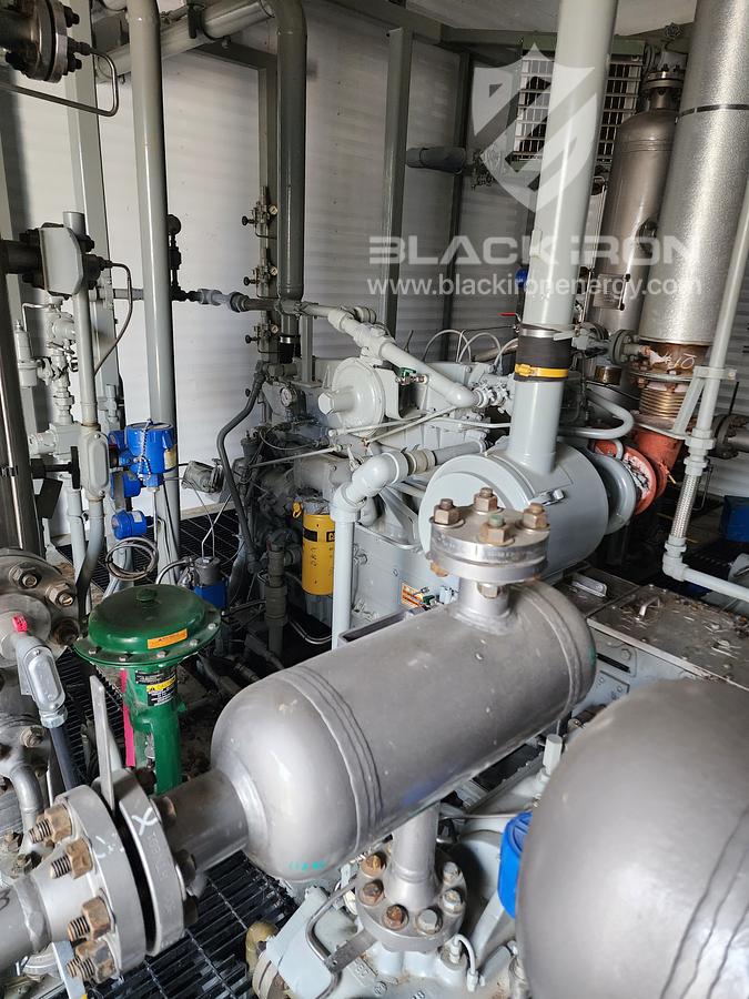 Used 169 hp Cat 3306TA Ariel JG4-4 Acid Gas Compressor