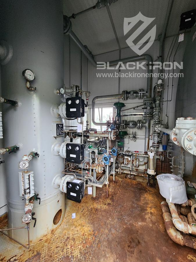 Used 30" x 10' Vertical Separator W/ 400BBL Tank and Coriolis Meter