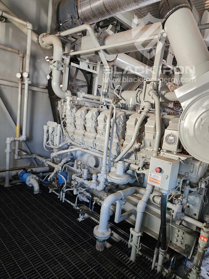 Used 1150 hp CAT G3516LE-A3 GE Gemini ES602 2-Stage Sour (1 of 2 Available)