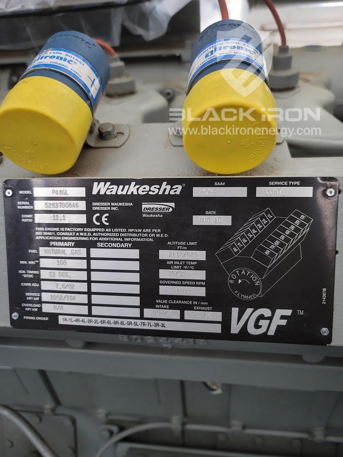 Used P48GL Dual Genset 700KW Nat Gas