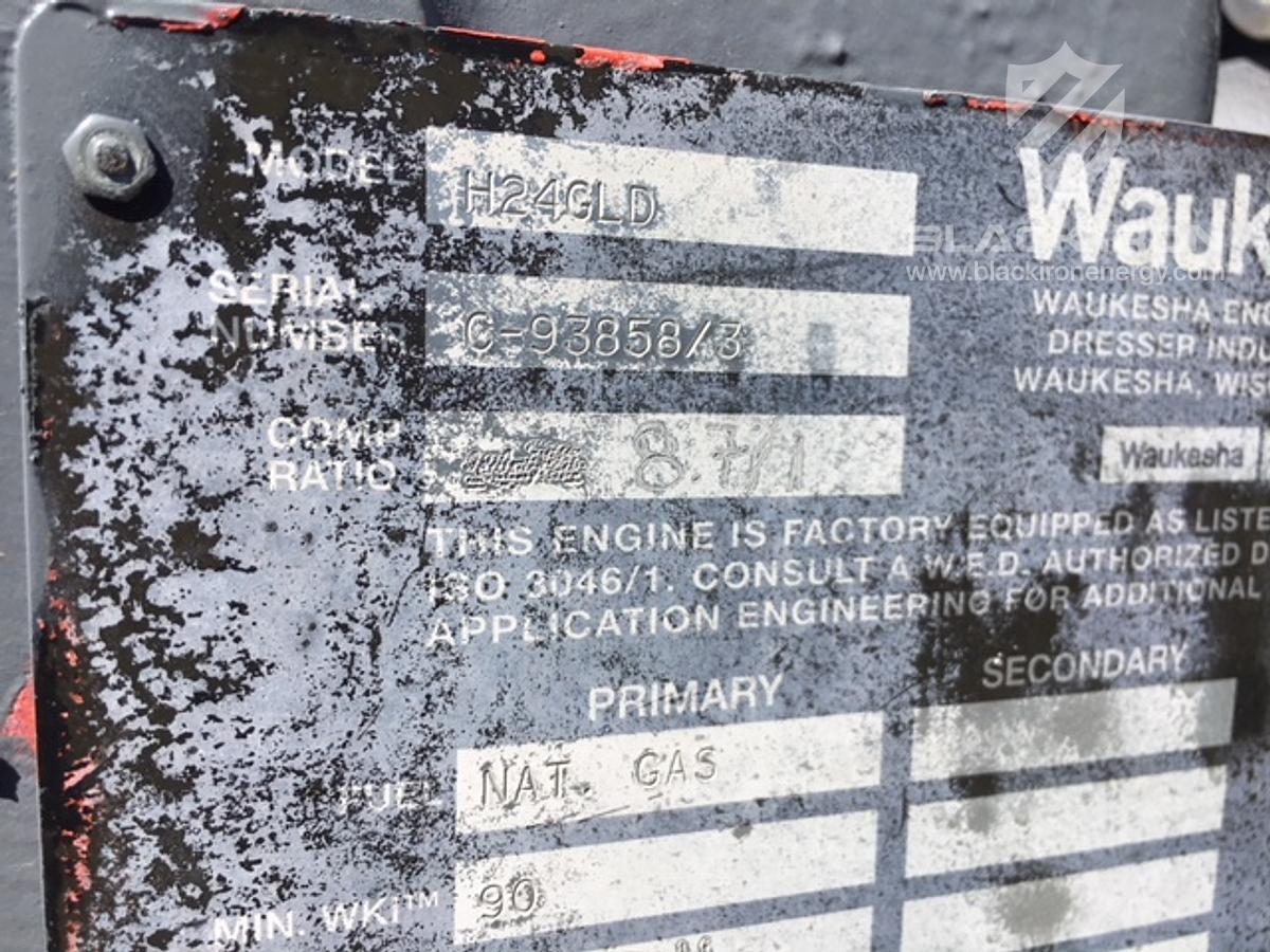 Used Waukesha H24GLD 375 kW Cat SR4 Genset
