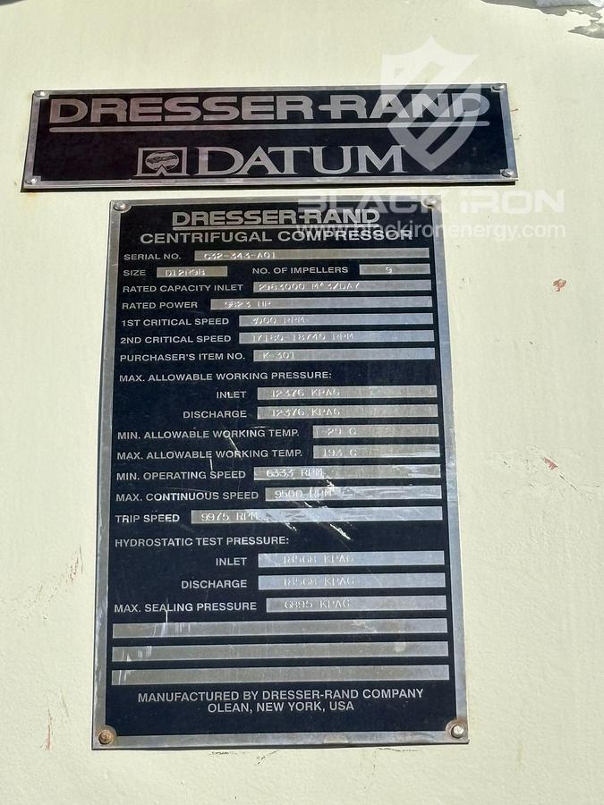 Used Dresser Rand - Centrifugal Compressor