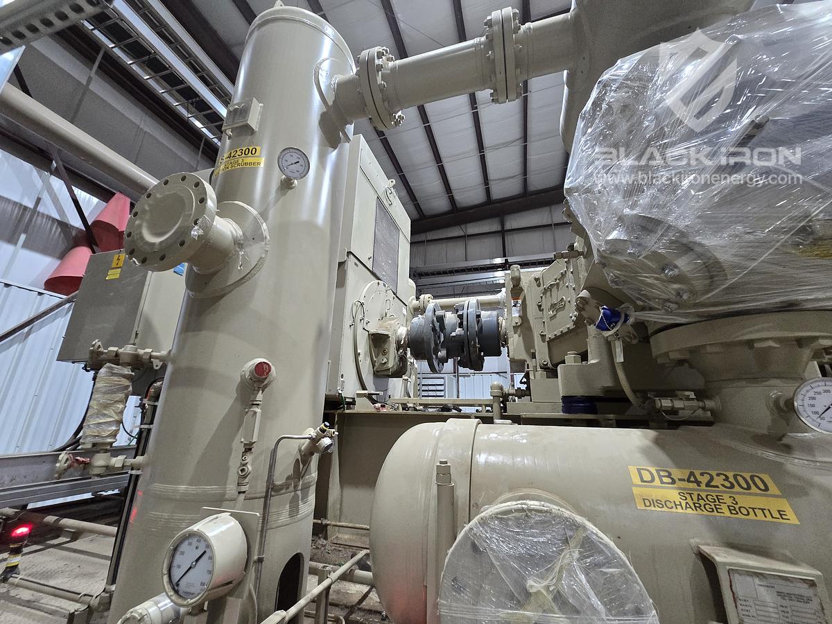 Used 5500 hp GE Electric Drive Ariel KBZ/6 4-Stage (1 of 4 Available)