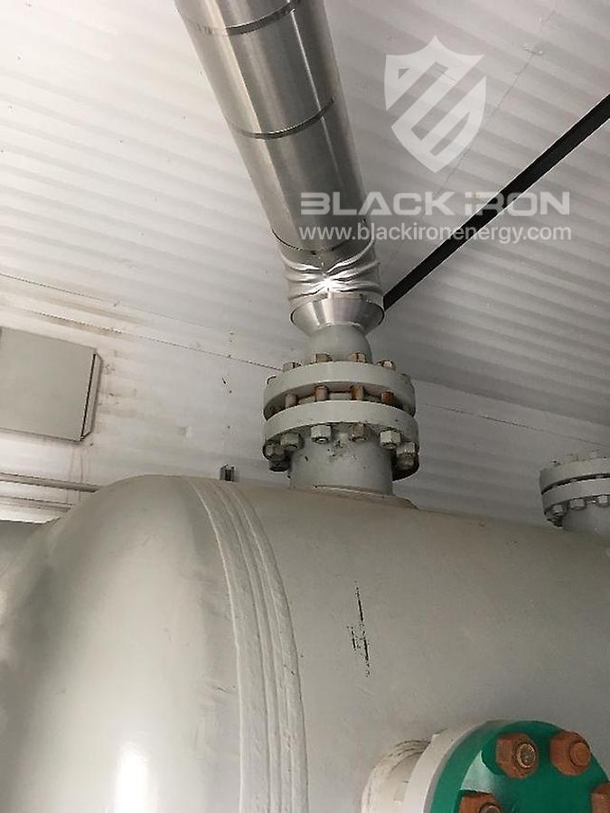 Used 48" X 16' 2127 psi Sour Horizontal 3 Phase Separator