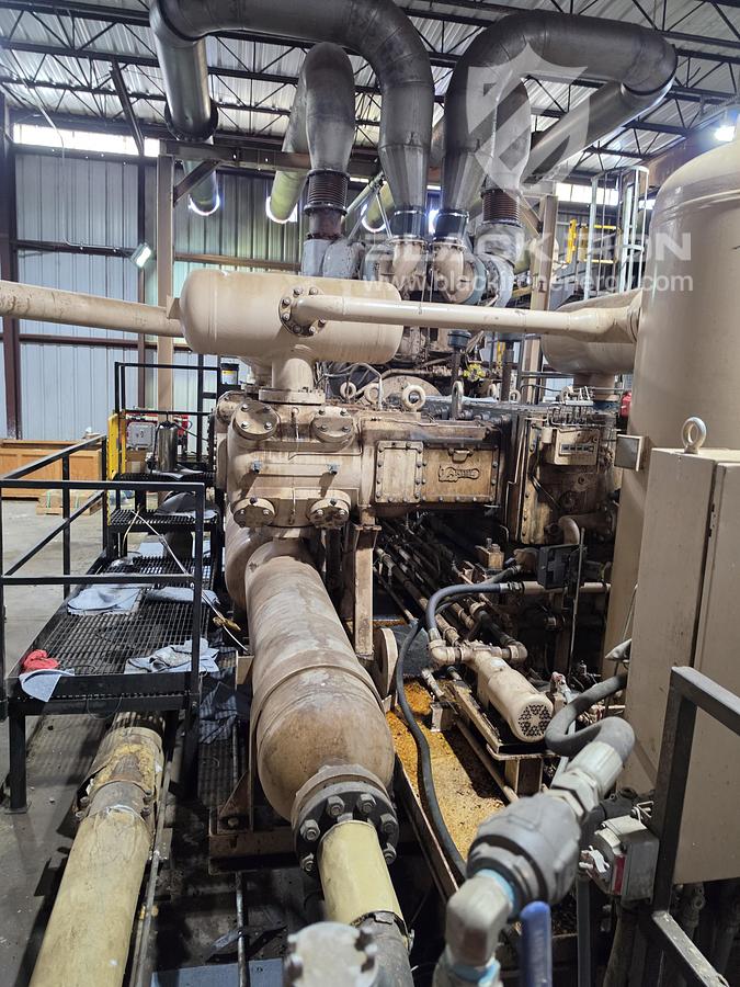 Used (2) 4890 Hp CAT 3616 JGC/6 3 Stage Sweet
