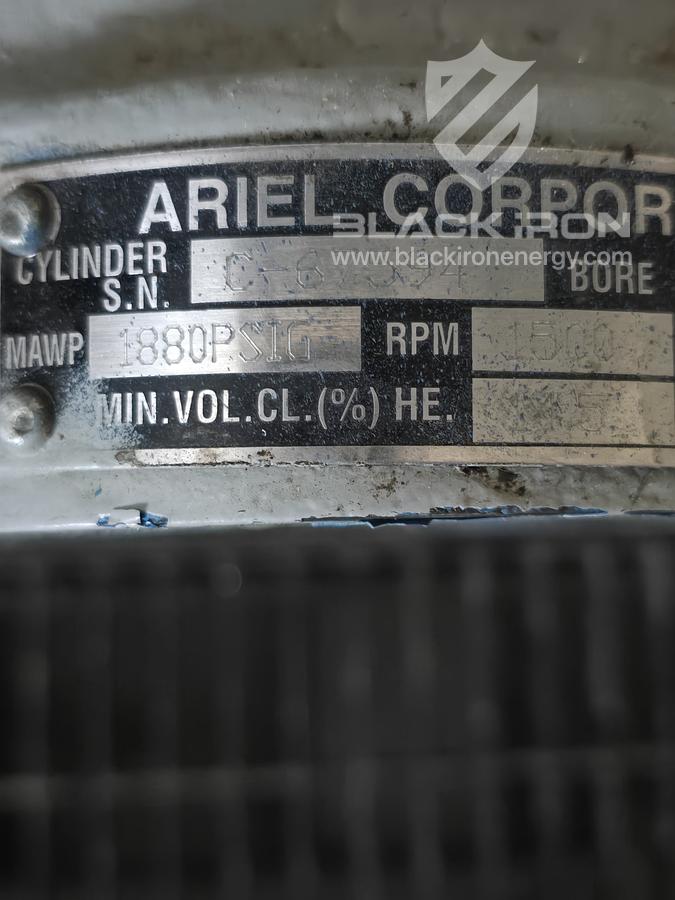 Used 169 hp Cat 3306TA Ariel JG4-4 Acid Gas Compressor