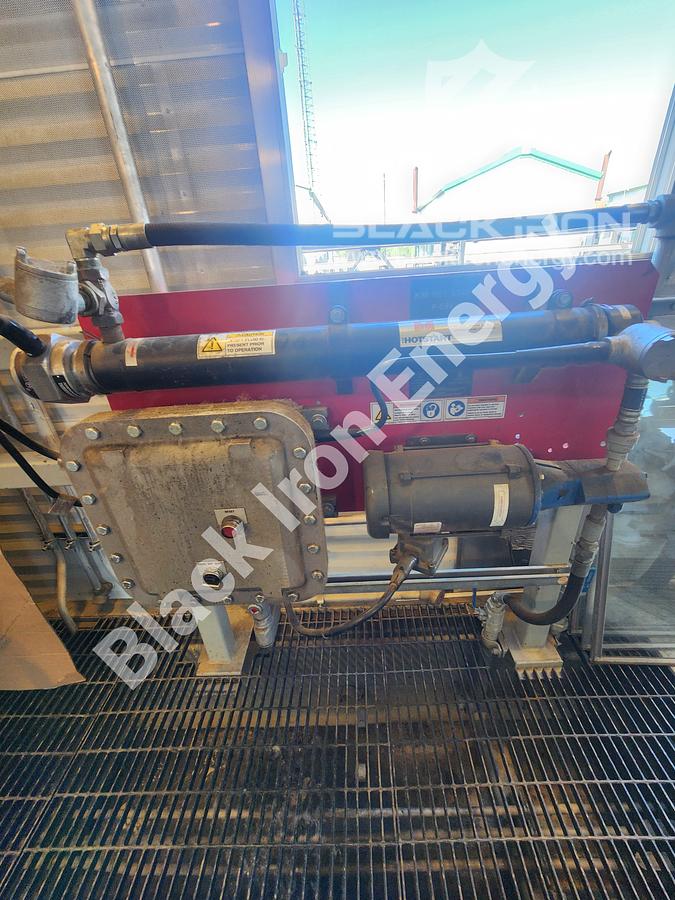 Used 2370 hp Caterpillar G3608-A3 natural gas engine c/w EJW/TAW Cooler, Air Intake, Silencer, & Hot Start (Tag K-5800)