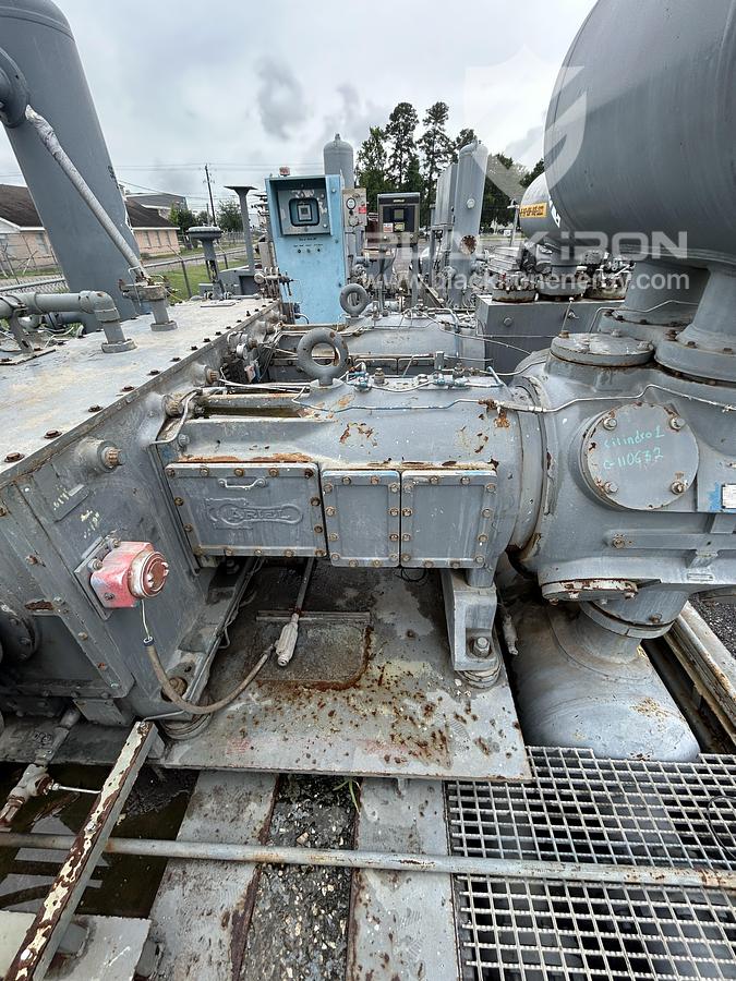Used 2370 hp CAT 3608TA Ariel JGD/4 4-Stage Sour Recip Unit #090132