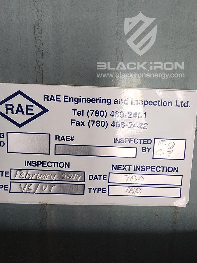 Used 60" OD x 20' S/S x 1450 psig MAWP 3-Phase Sour Separator