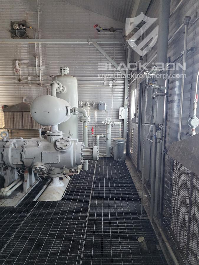 Used 1150 hp CAT G3516LE-A3 GE Gemini ES602 2-Stage Sour (1 of 2 Available)