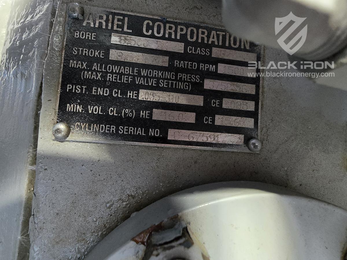 Used 169 hp Cat 3306TA Ariel JG4-4 Acid Gas Compressor