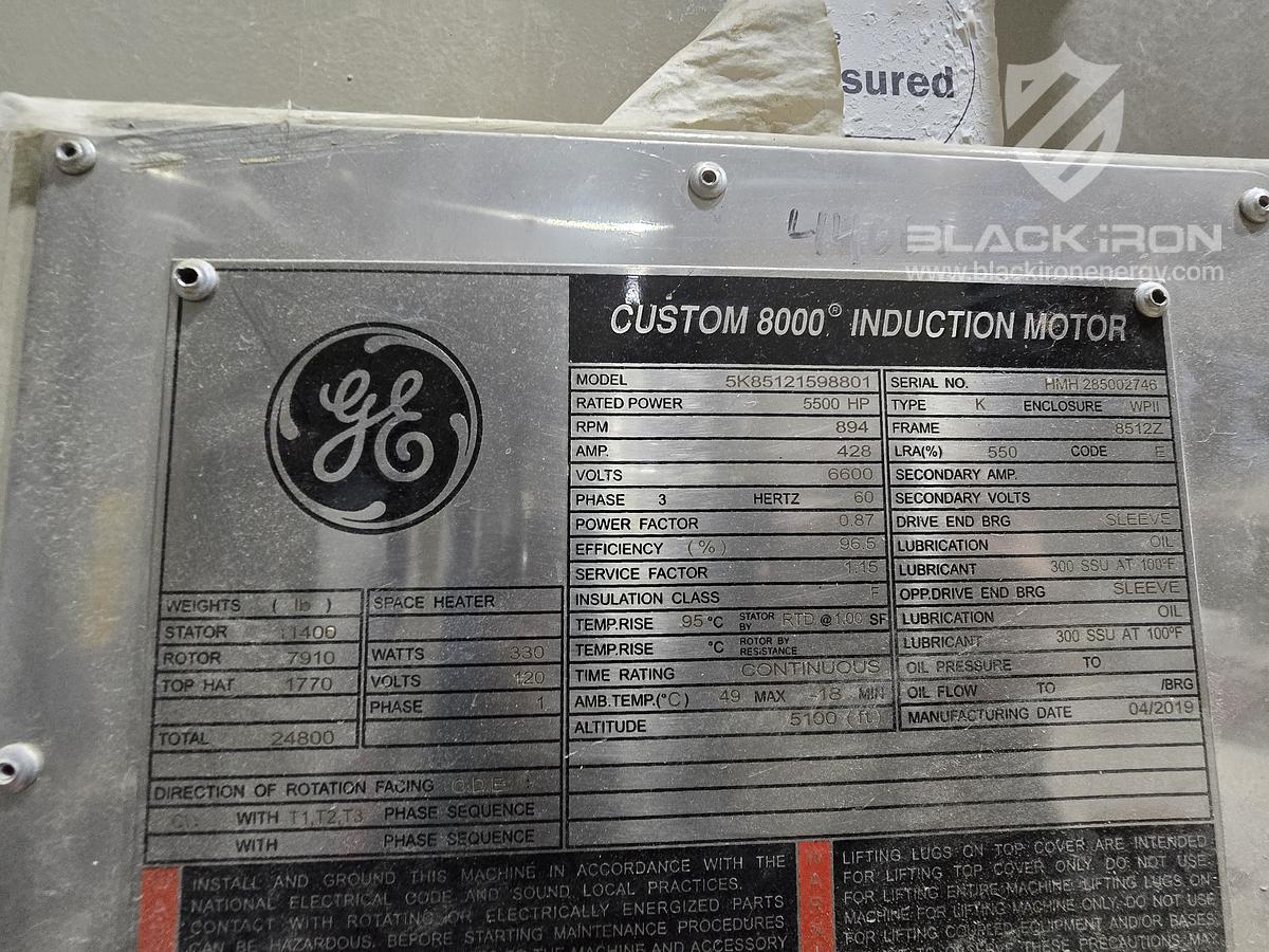 Used 5500 hp GE Electric Drive Ariel KBZ/6 4-Stage (1 of 4 Available)