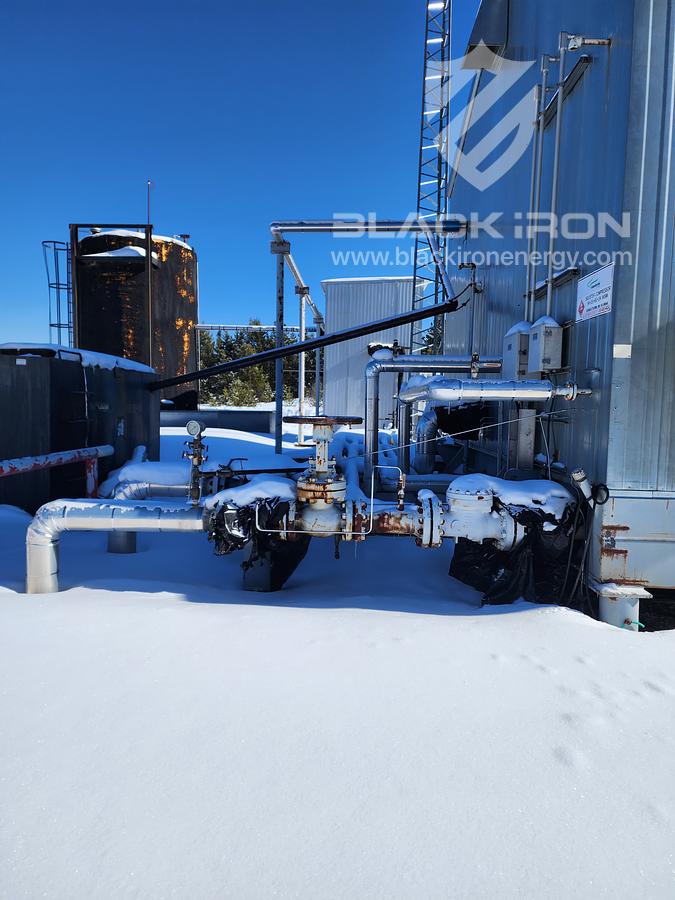 Used 36" Horizontal Sour Separator(1440 psi) with Blowcase(1650 psi)