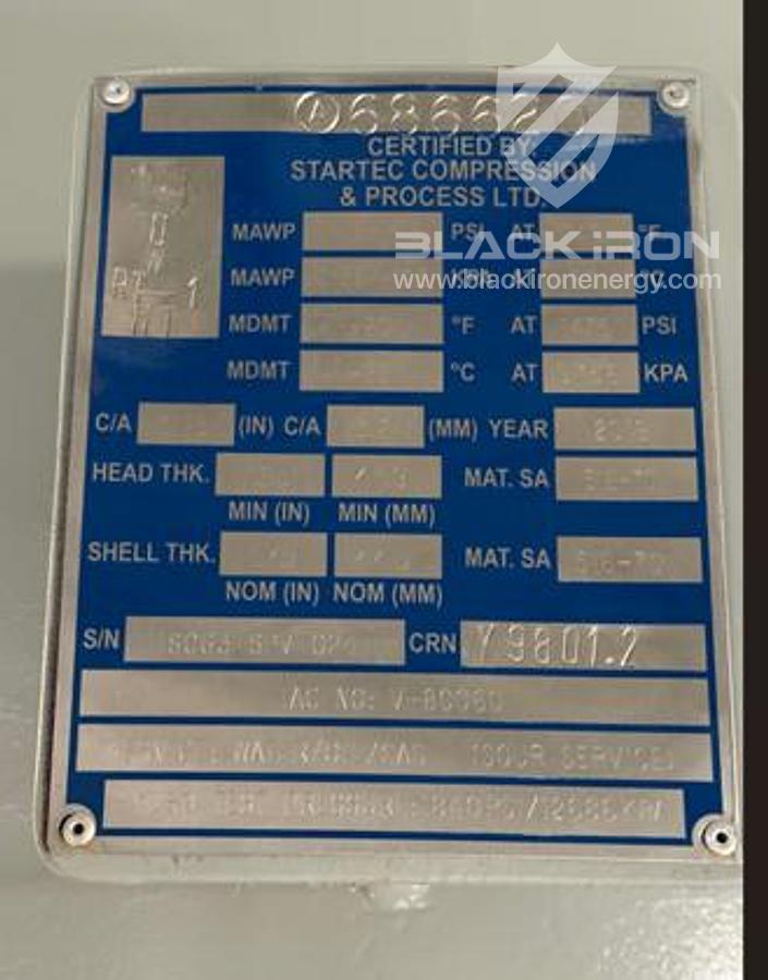 Used (2) Never used 50 MMSCFD Amine Plants