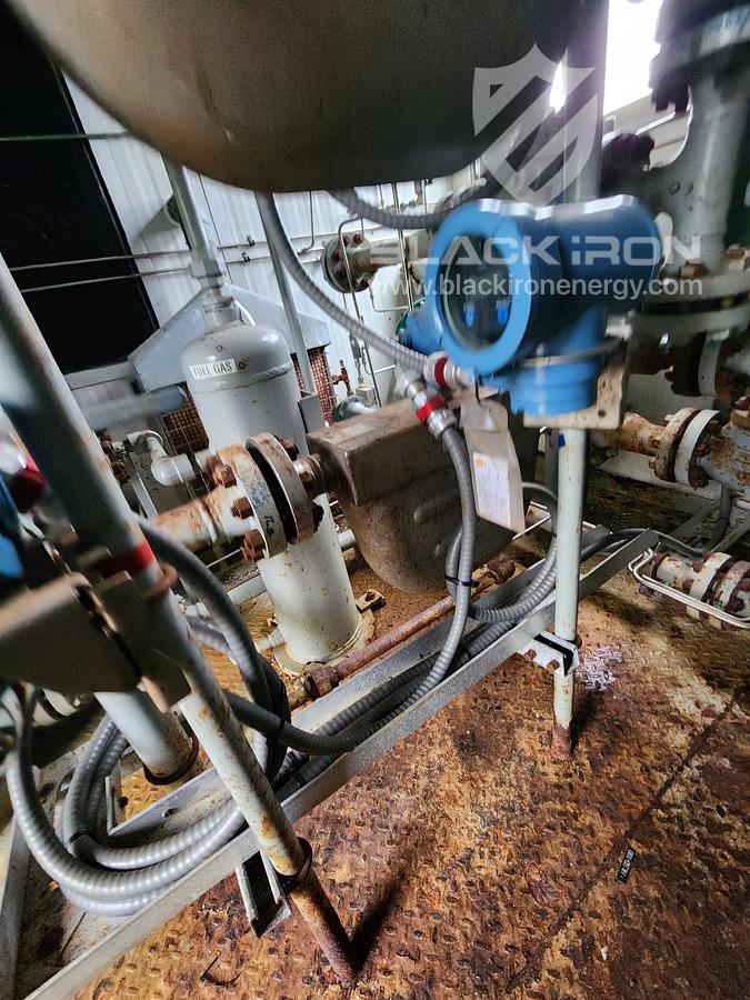 Used 30" x 10' Vertical Separator W/ 400BBL Tank and Coriolis Meter