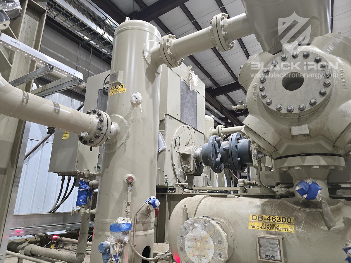 Used 5500 hp GE Electric Drive Ariel KBZ/6 4-Stage (1 of 4 Available)