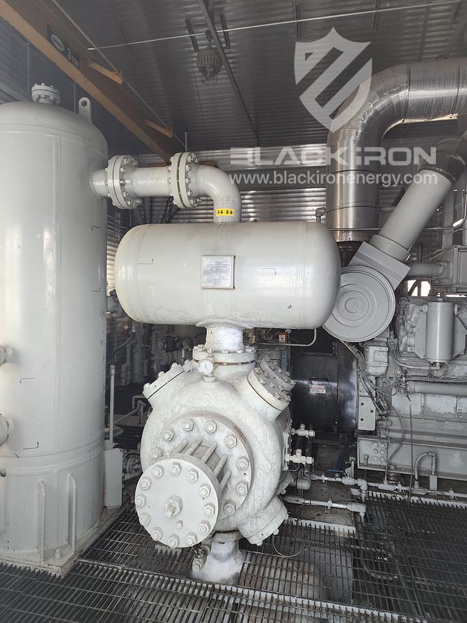 Used 1150 hp CAT G3516LE-A3 GE Gemini ES602 2-Stage Sour (1 of 2 Available)