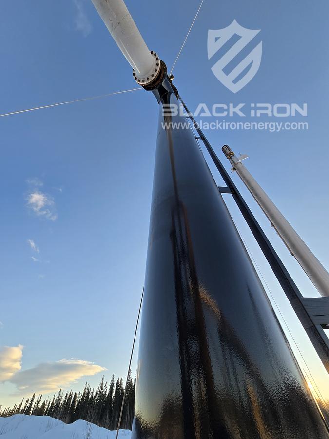 New Surplus 16" OD x 60' H Flare Stack