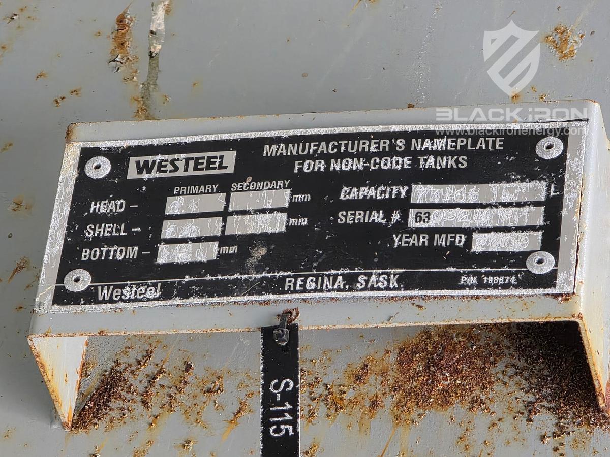 Used 30" x 10', 1440 Psi, Vertical w/ 400BBL Tank - Separator #