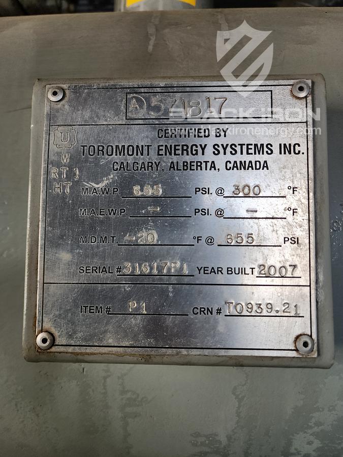 Used 1150 hp CAT G3516LE-A3 GE Gemini ES602 2-Stage Sour (1 of 2 Available)