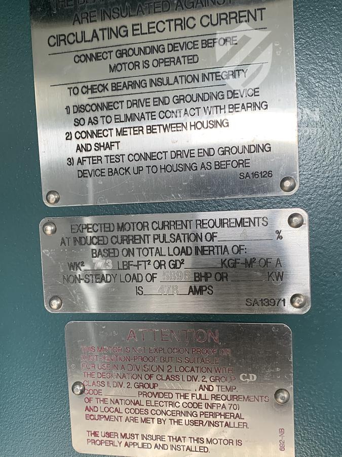 Used 6500 hp Electric Drive, Ariel KBZ/6, 2-Stage