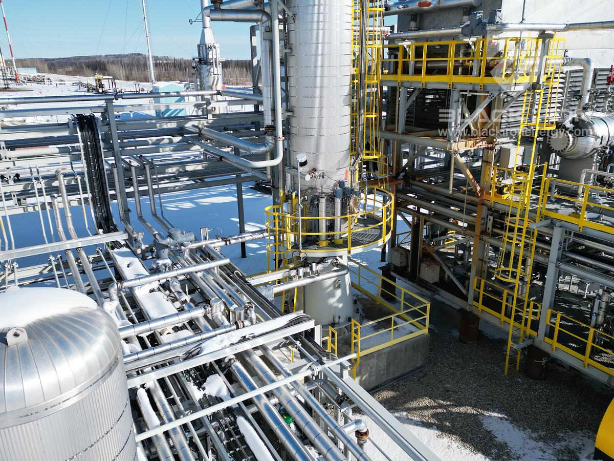 Used Crude Oil Frac Plant